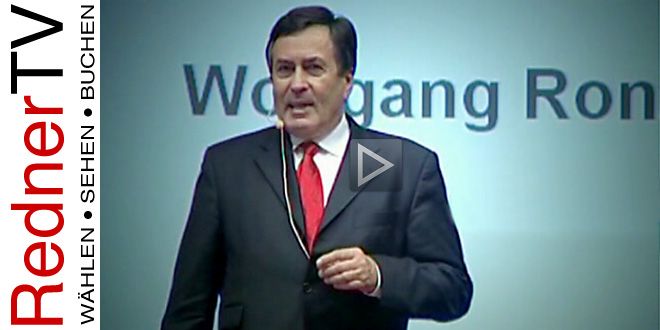 Redner Motivation Wolfgang Ronzal  Video - RednerTV.de